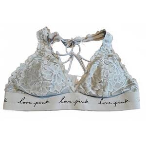 Victoria's Secret Love Sexy‎ Strappy Blue Green Lace Bralette